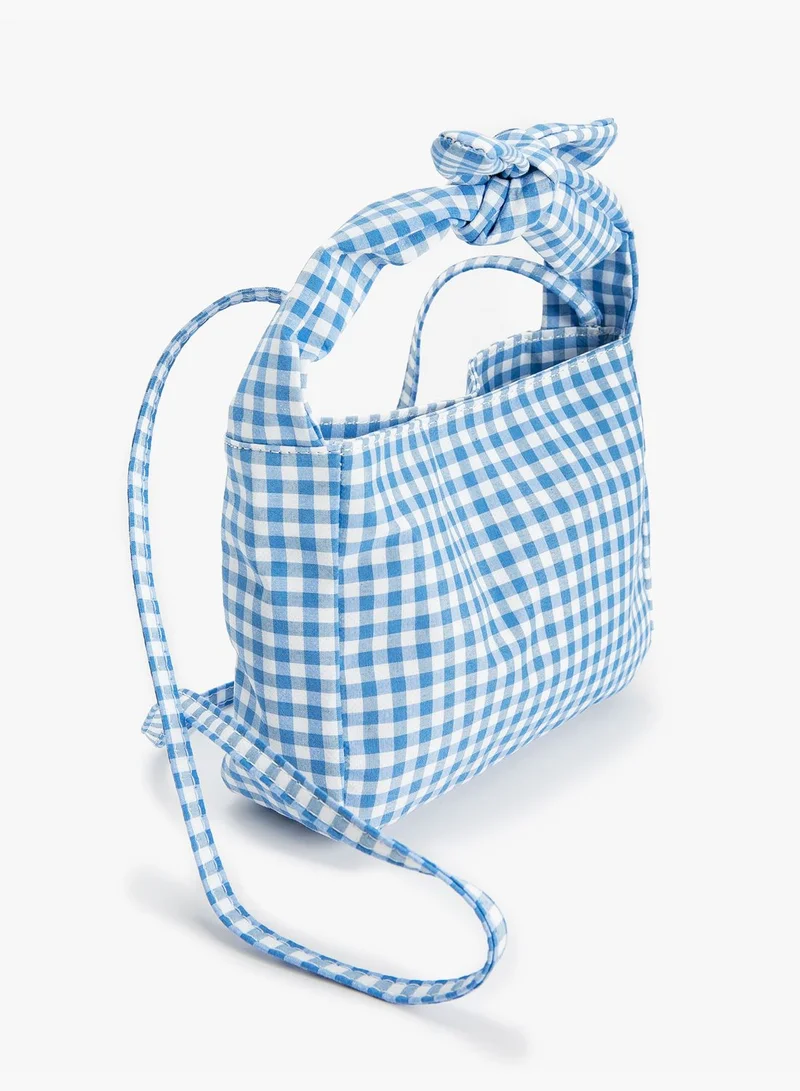 KOTON Bow Tie Detail Strappy Cross Body Bag