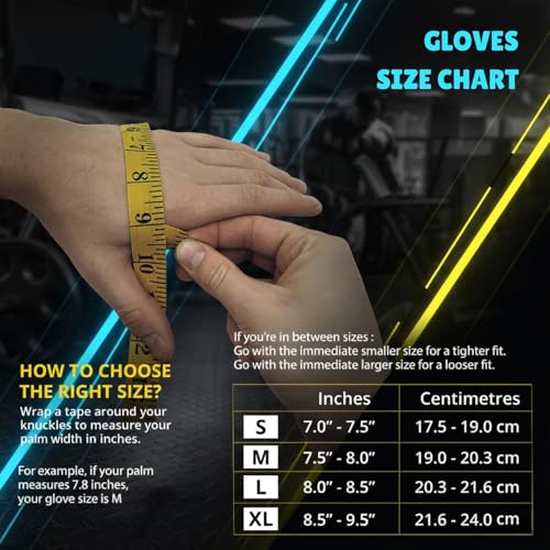 NEVER LOSE Unisex Leather Gym Gloves | for Professional Weightlifting, Fitness Training and Workout | with Half-Finger Length, Wrist Wrap for Protection (M, Sheep Leather) - Image 5