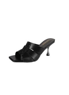 Michelle Morgan Michelle Morgan Ladies Kitten Heel 213RJ773 Black  - Image 3