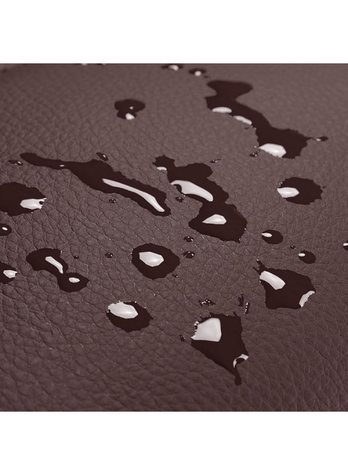 سمارت هوم كرسي بار دوّار مرتفع للمطبخ والمقهى - مقعد بتصميم عصري فاخر مع مسند ظهر ومقعد مبطن قابل لتعديل الارتفاع – كرسي طاولة بار وكاونتر للمطابخ والمطاعم والمقاهي - Image 5