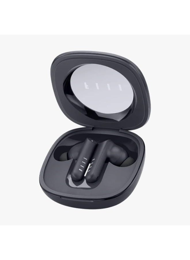 فيل سماعات أذن FIIL Key Pro 2 اللاسلكية ANC، سماعات أذن بخاصية إلغاء الضوضاء النشطة 40 ديسيبل، وقت تشغيل 30 ساعة، مقاومة للماء IPX5، اتصال متعدد النقاط بتقنية بلوتوث 5.4، سماعة أذن TWS بلوتوث - أسود. - Image 1