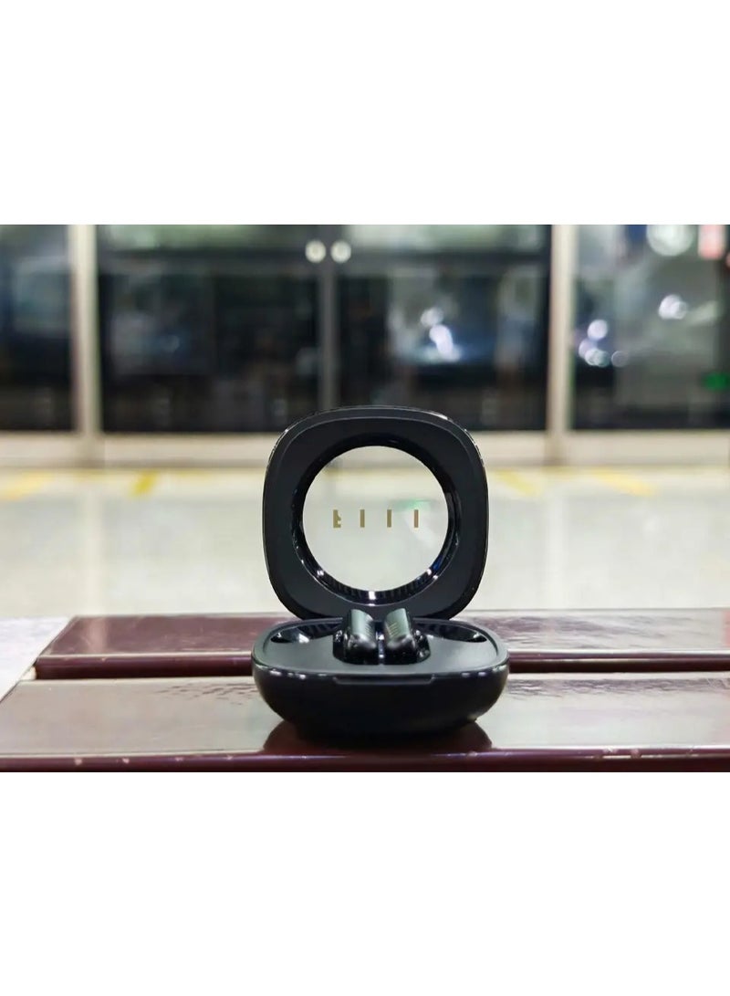 فيل سماعات أذن FIIL Key Pro 2 اللاسلكية ANC، سماعات أذن بخاصية إلغاء الضوضاء النشطة 40 ديسيبل، وقت تشغيل 30 ساعة، مقاومة للماء IPX5، اتصال متعدد النقاط بتقنية بلوتوث 5.4، سماعة أذن TWS بلوتوث - أسود. - Image 2