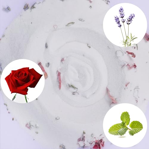 DR.DUDU Hamster Bath Sand, 2.8lb Dust Free Desert Sand or Potty Litter Sand for Hamster Chinchillas Gerbil Syrian Mice Small Animals (White, Flower Smell) - Image 2