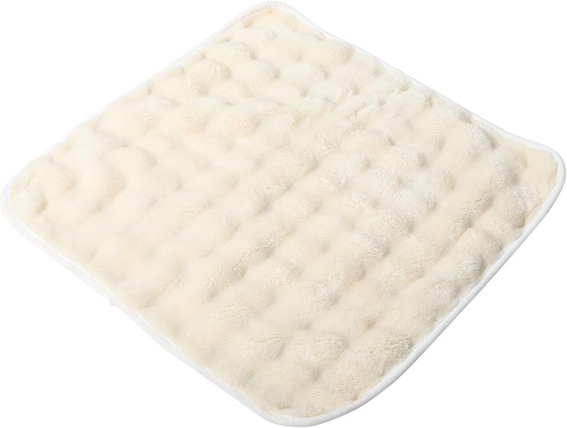 Plush Sofa Cover Non-Slip Couch Cushion Protector 70x70cm Thick Fuzzy Furniture Cover Cream White for Home Pet Friendly Slipcover - Image 1