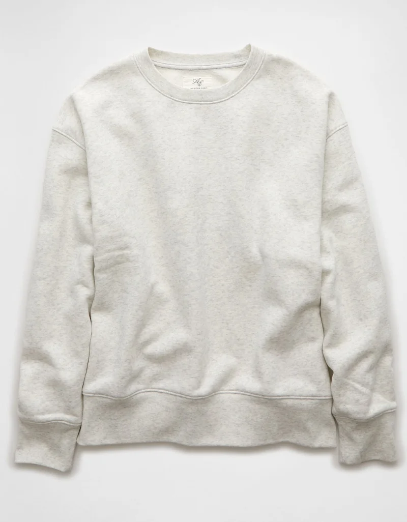 American Eagle  AE Everyday Luxe Crew Neck Sweatshirt for Women | Best Price UAE