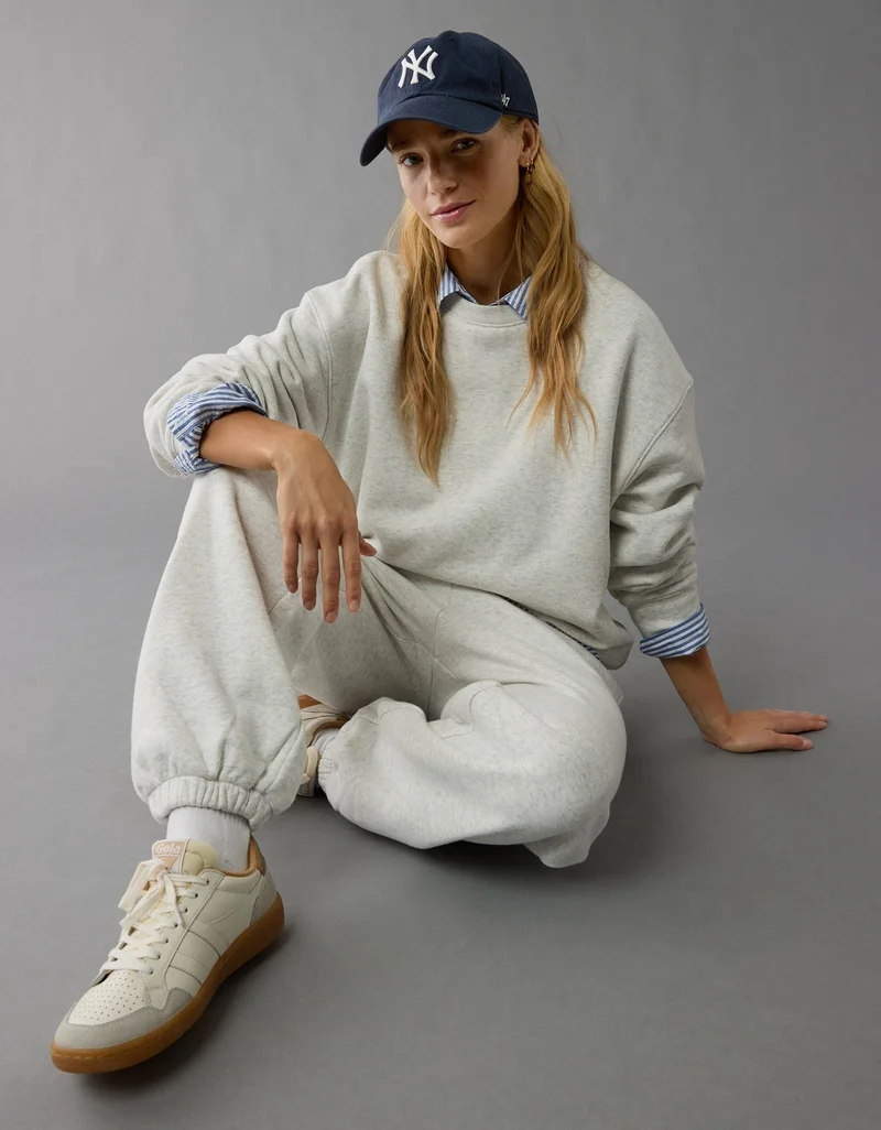 American Eagle  AE Everyday Luxe Crew Neck Sweatshirt for Women | Best Price UAE