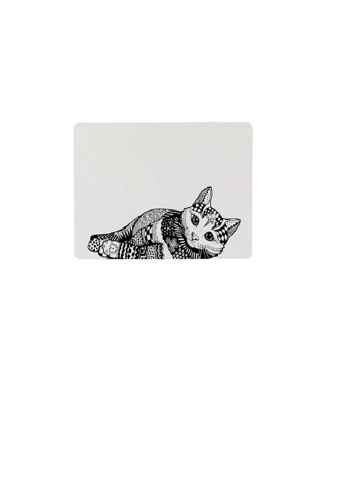 تريكسي مفرش مكان للقطط من Trixie Zentangle أبيض وأسود - Image 2