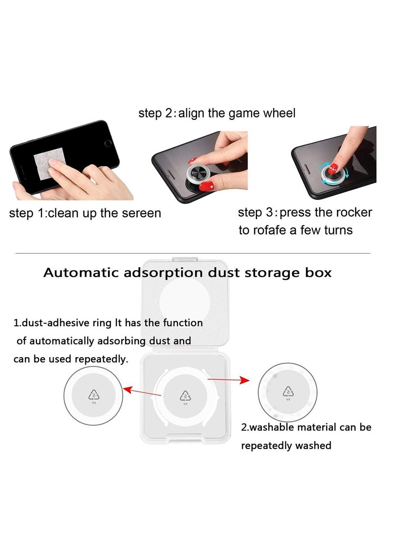 Excefore Game Joystick Game Control Touch Screen Joypad Game Controller for iPad iPhone Android Mobile Tablet Smart Phone Joystick Touch Screen Joypad Tablet  - Image 5
