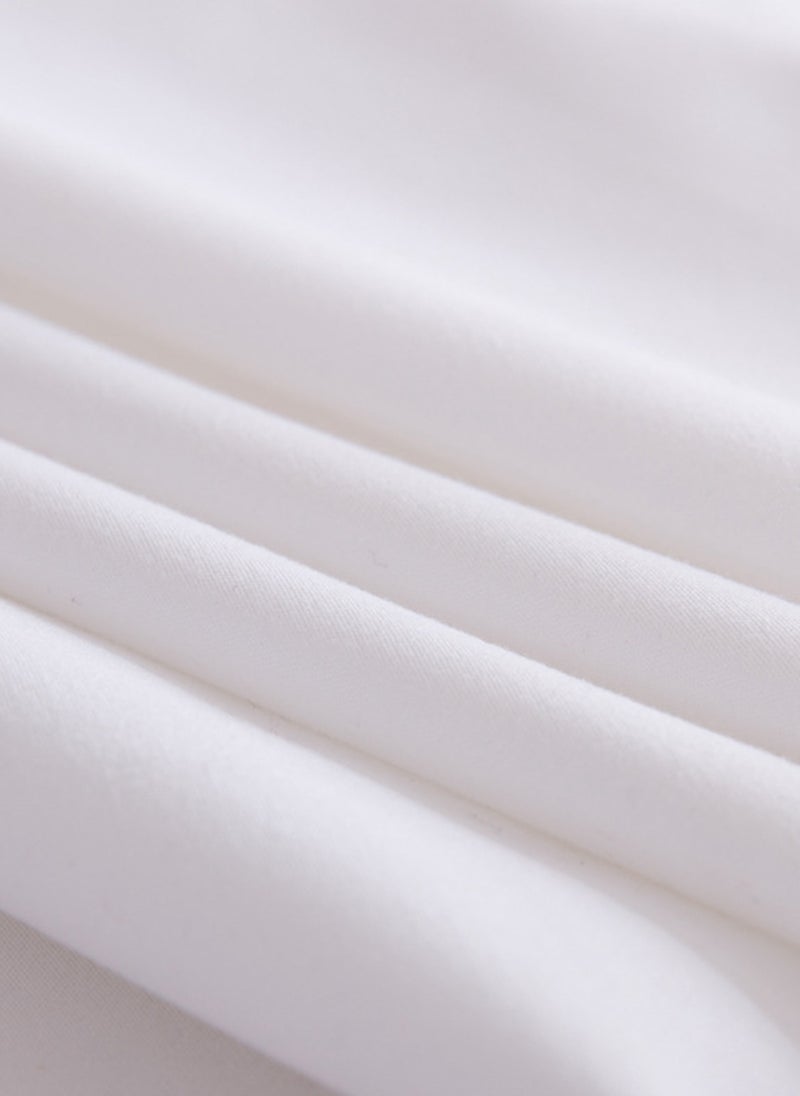 Sharpdo Waterproof Fitted Sheet,Machine Washable,Solid Color Mattress Protector, Urine Care Sheet,Grey - Image 4