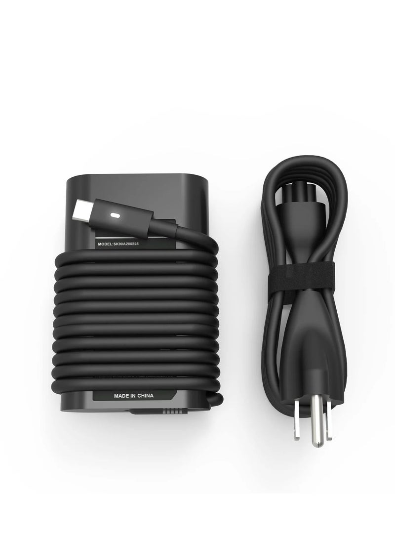 Terabyte 65W Dell Latitude 11 5285 Latitude 11 5289 USB-C Type Laptop AC Power Replacement Adapter Type C - Image 2