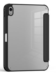 Terra iPad Terra 10.9/5/4 Air Cover with Smart Pencil Holder Slim Smart Cover with Kickstand Black/Clear  - Image 3