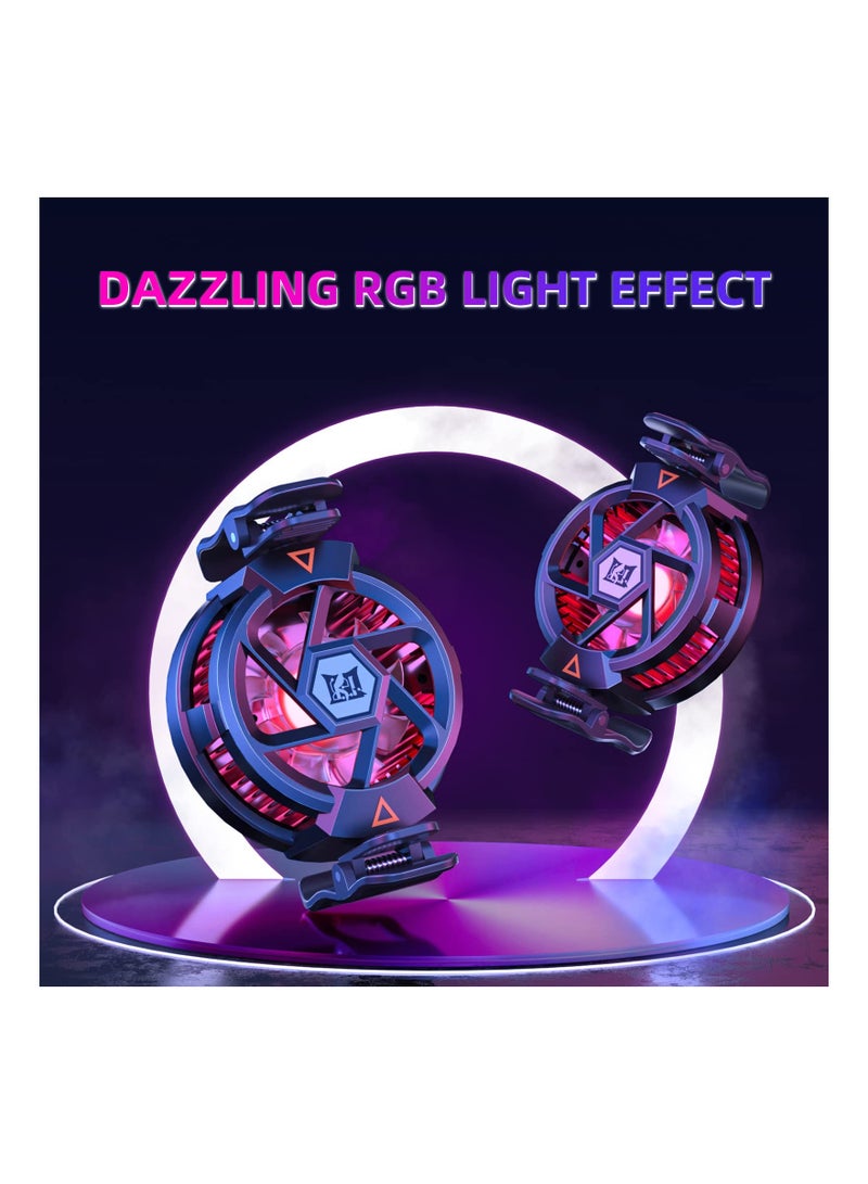 SOLARAE Mobile Phone Cooler Compatible with Magsafe, Game Cooler Fan for PUBG, Designed for iPhone 12/13 Series for Games - Image 4