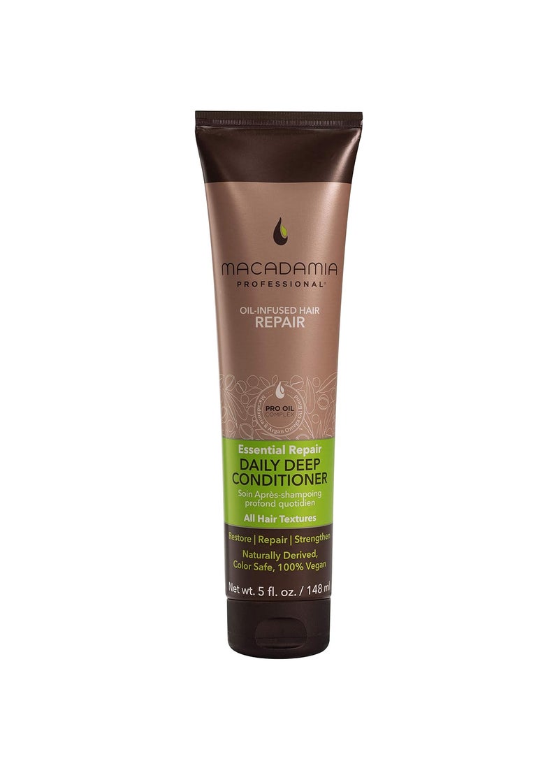 Macadamia Professional - Macadamia Professional Daily Deep Conditioner - Essential Repair - Color-Safe, Cruelty-Free and 100% Vegan, Sheer Pecan - Image 1