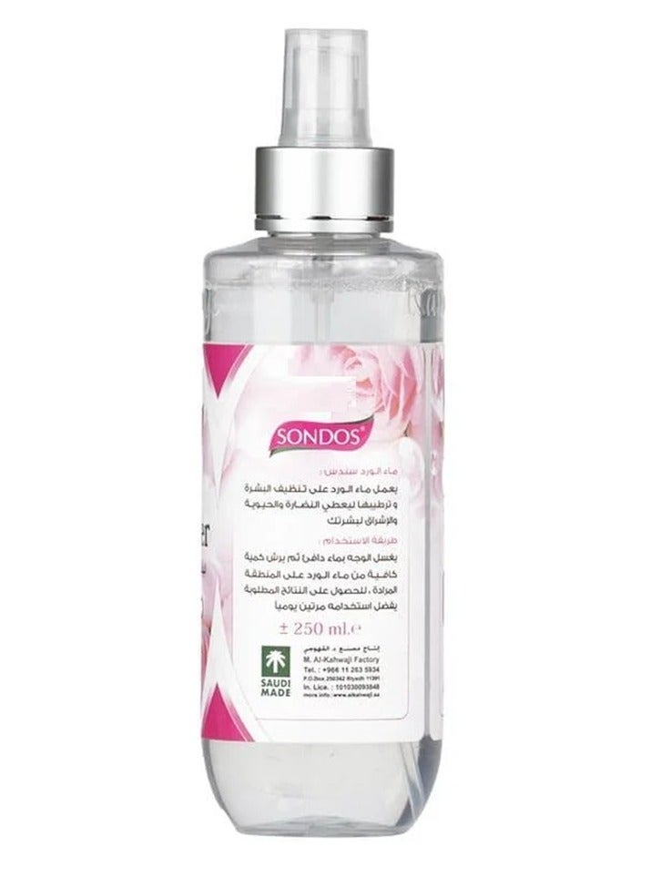 sondos Rose water 250 ml - Image 2