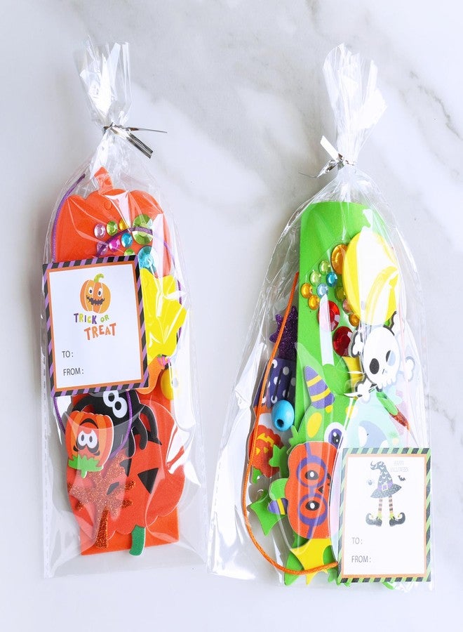 وينلين مجموعة من 24 قطعة من أدوات الحرف اليدوية لعيد الهالوين من Winlyn، حرف يدوية لفصل الخريف، حلوى الذرة، خفاش أشباح، ساحرات، زينة، مجموعات فنية، ملصقات إسفنجية، فنون وحرف يدوية للأطفال، أنشطة صفية، هدايا حفلات الهالوين - Image 5