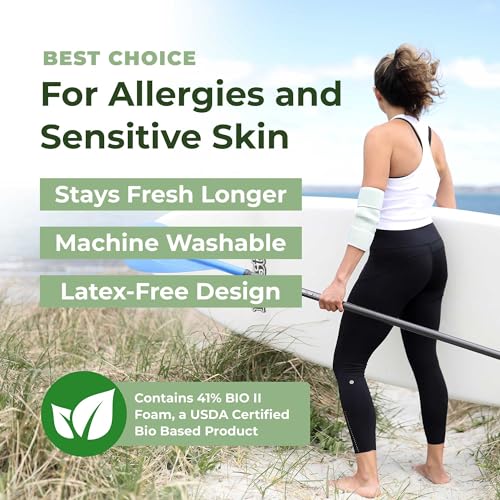 CleanPrene Elbow Brace - NEO-PRENE FREE, USDA Certified Biobased - Dermatologically Tested and Safe for Sensitive Skin - One Size Fits Most - Image 3