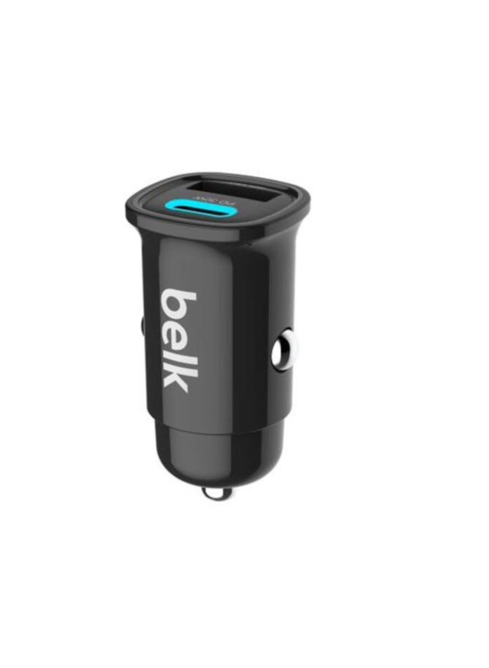 بيلك شاحن سيارة ثنائي المنفذ 30 واط منفذ بخاصية الشحن السريع 18 واط والاخر بي دي بقوة 30 واط - Image 2