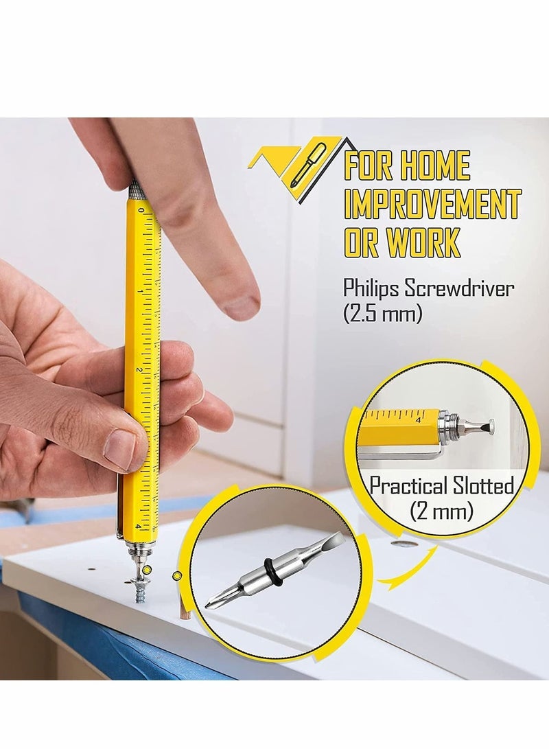 Y&D Multitool Pen Gifts for Men on Fahers Day Dad from Daughter Wife Son Kid Unique Cool Birthday Ideas Men Dad Father Him Husband Grandpa DIY Handyman - Image 4