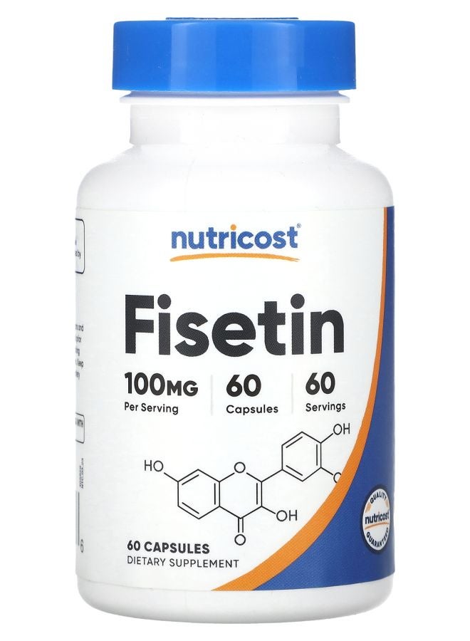 Fisetin 100 mg  60 Capsules