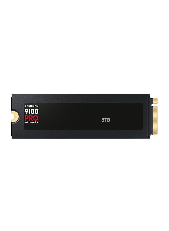 Samsung 8TB 9100 PRO PCIe 5.0 x4 NVMe 2.0 M.2 2280 Internal SSD with Heatsink – Up to 14,800MB/s Read, 13,400MB/s Write, V-NAND TLC, 2.2M/2.6M IOPS, 4800TBW, PS5 Compatible | MZ-VAP8T0CW 8 TB - Image 2