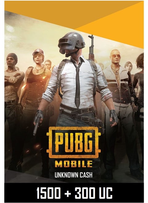 PUBG Mobile 1500 with 300 UC Global Digital Code (Delivery via SMS/WhatsApp)