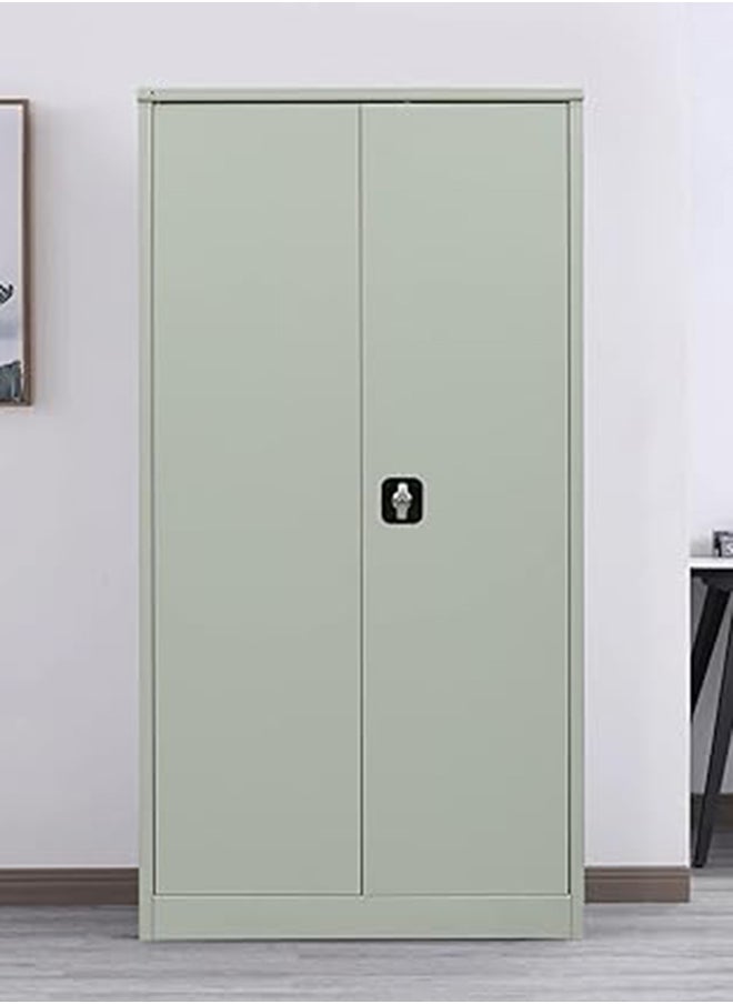 Steel Curved Office Cupboard Grey 183x91.4x47.5cm - pzsku/Z241456814C04C1C0B0E9Z/45/_/1715801738/ca793c38-7e6f-42bc-8747-4f2bb5a41f3e