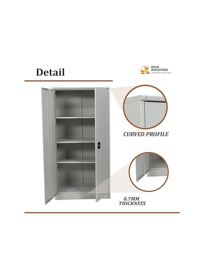 Steel Curved Office Cupboard Grey 183x91.4x47.5cm - pzsku/Z241456814C04C1C0B0E9Z/45/_/1715801739/ada508c1-6b7d-4209-b815-4c8ef321a723