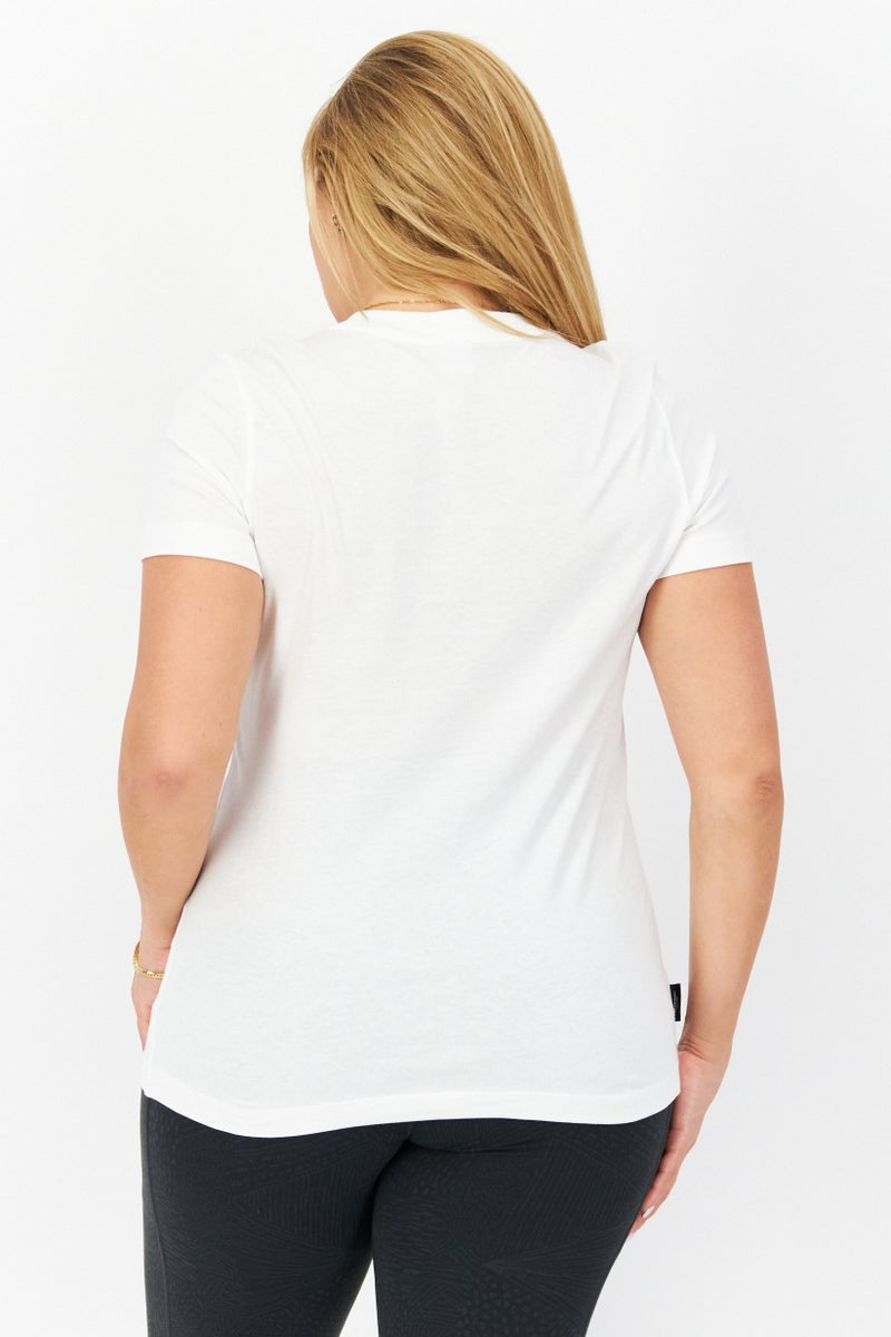 PUMA Women Sportswear Fit Short Sleeve Training T shirt, White  - Image 2