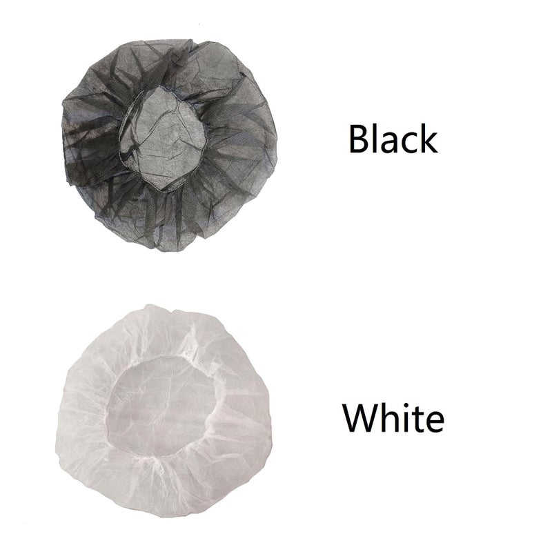 ZMDREAM Hair Nets Disposable Bouffant Cap for Food Service Beauty Latex Free 24-inch Pack of 100 White LZ0300B - Image 2