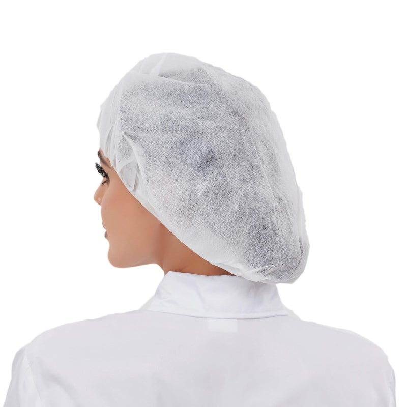 ZMDREAM Hair Nets Disposable Bouffant Cap for Food Service Beauty Latex Free 24-inch Pack of 100 White LZ0300B - Image 5
