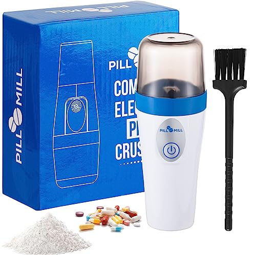 Pill Mill Small Electric Pill Crusher Fine Powder by Pill Mill Pill Grinder Fine Powder Powder Grinder for Elderly Medicine Grinder for Small and Large Tablets Triturador de Pastillas Medicinas - Image 2