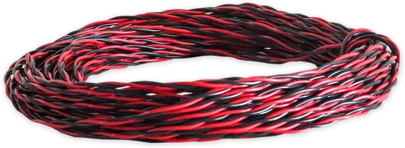 SP Electron 0.75mm Double Core Flexible Copper Wire Cable For Household Red, Black (Pack of 20Mtr) - Image 2
