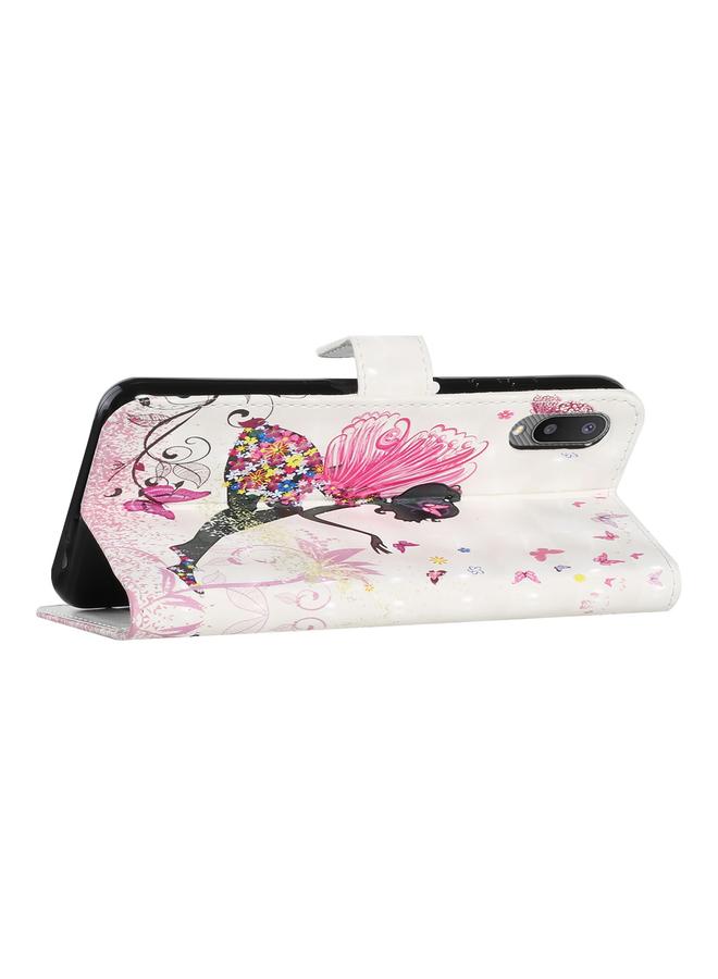 اس-توب جراب لهاتف Samsung Galaxy A02 مصنوع من الجلد برسومات زيتية ثلاثية الأبعاد - Image 5