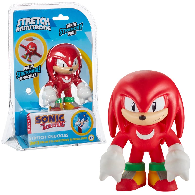 Character Options ltd 07938 SEGA Stretch Sonic Knuckles Toy Amazing Stretchy Fun Perfect Christmas OR Birthday Present for Boys and Girls MultiColor - Image 2