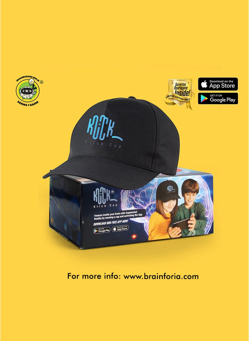 brainForia Klickcap FUN TOY FOR KIDS. Comes with a free APP.  Learn about the Brain in Real time.