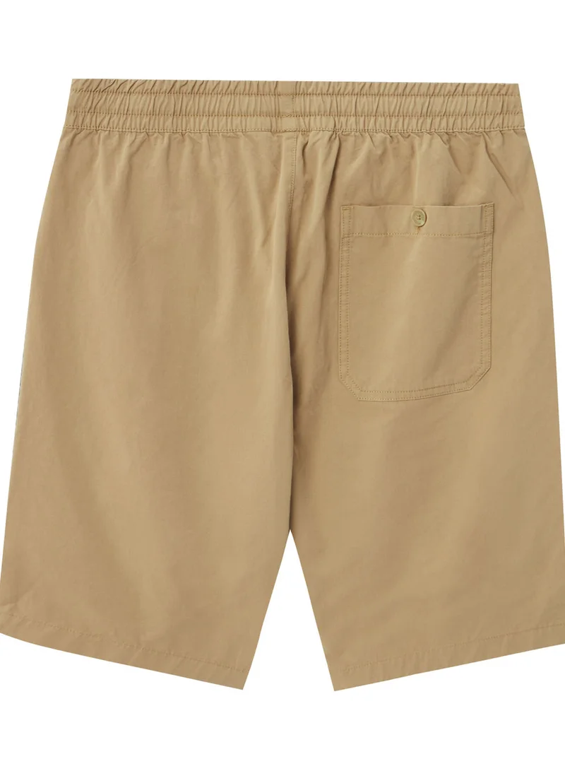 جيوردانو شورت برمودا قطني رجالي بقصة ضيقة وخصر مطاطي لراحة فائقة