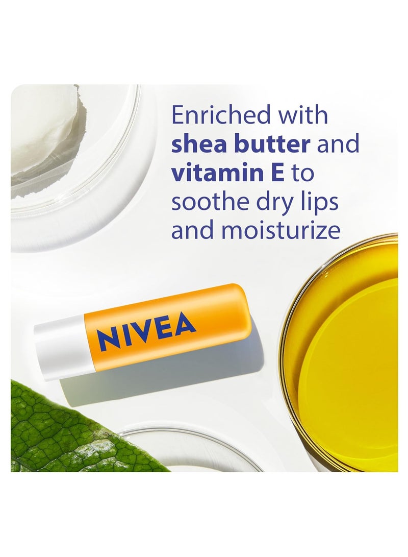 NIVEA Sun Caring Lip Balm Sticks with SPF 30, Duo Pack (2 x 4.8 g)(Imported from Canada) - Image 2