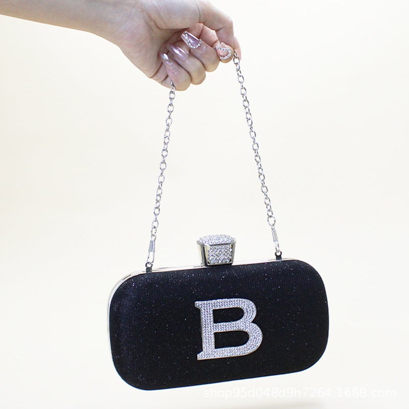 E-Commerce Popular Hand-Held Evening Bag Style High-Grade Wedding Evening Bag Women'S Handbag Diamond Bag - Image 5