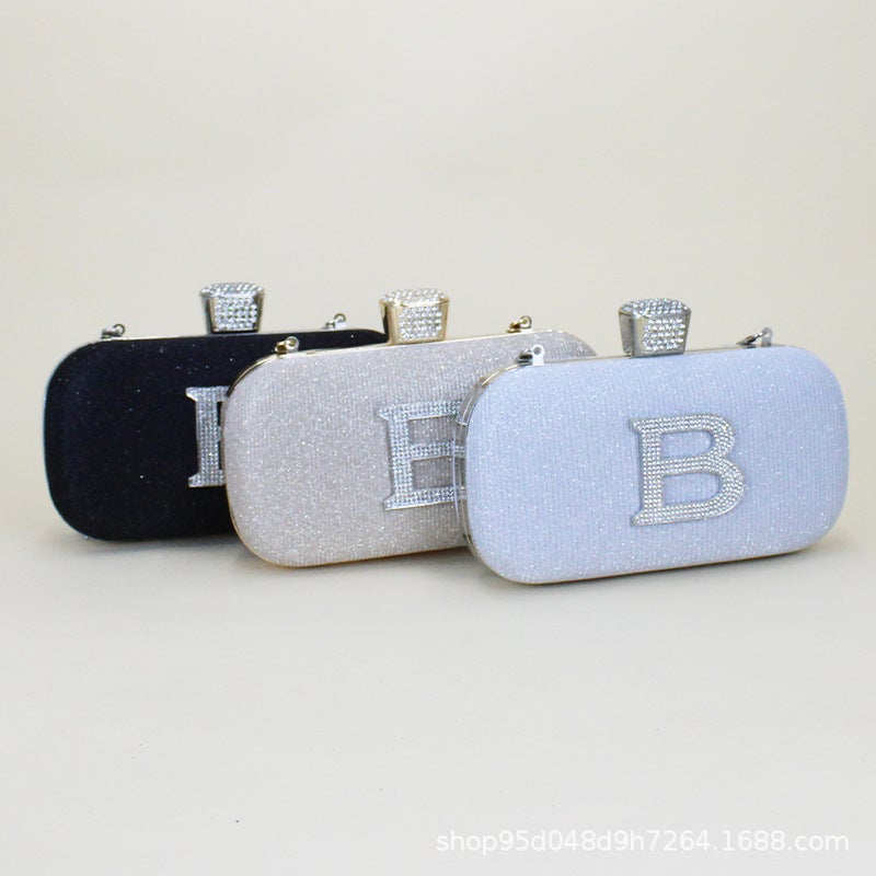 E-Commerce Popular Hand-Held Evening Bag Style High-Grade Wedding Evening Bag Women'S Handbag Diamond Bag - Image 2