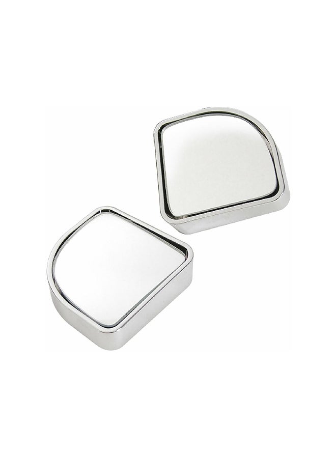 كاستوم أكسيسوريز مرآة البقعة العمياء من الملحقات المخصصة، لون فضي، مقاس 2 انش (قطعتين) 71173 - Image 2