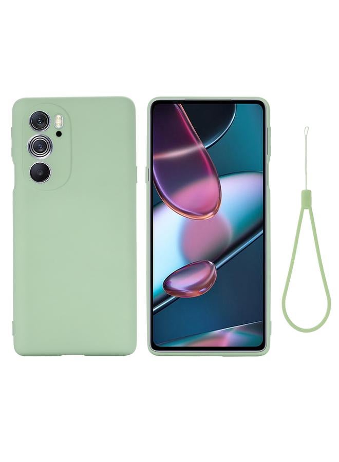 erorex Case For Motorola Edge 30 Pro / Edge+ 2022 Pure Color Liquid Silicone Shockproof Phone Case - Image 1