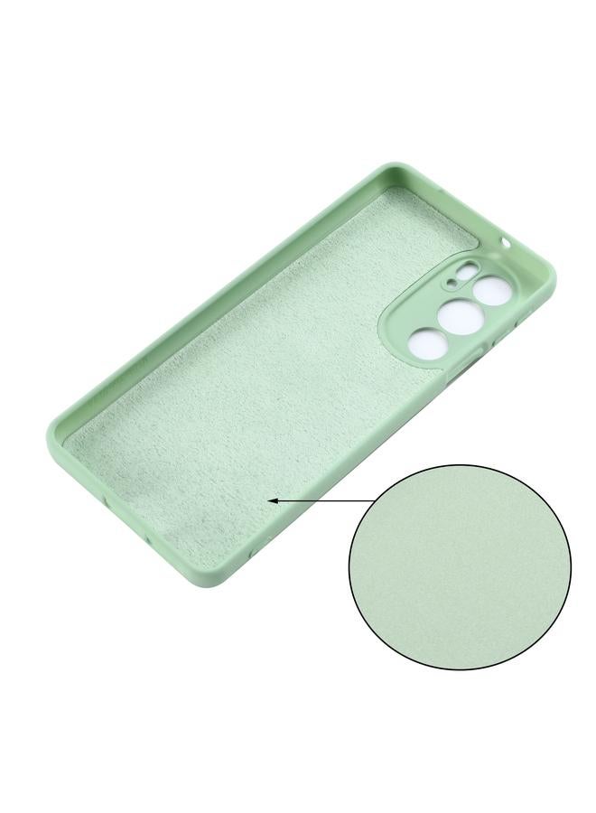 erorex Case For Motorola Edge 30 Pro / Edge+ 2022 Pure Color Liquid Silicone Shockproof Phone Case - Image 3