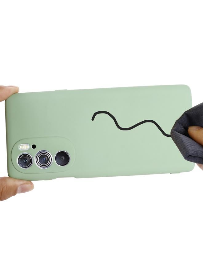 erorex Case For Motorola Edge 30 Pro / Edge+ 2022 Pure Color Liquid Silicone Shockproof Phone Case - Image 4