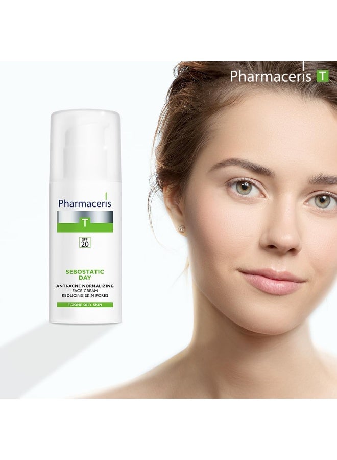 Pharmaceris Anti-Acne Normalizing Face Cream Sebostatic Day - 50ml - Image 2
