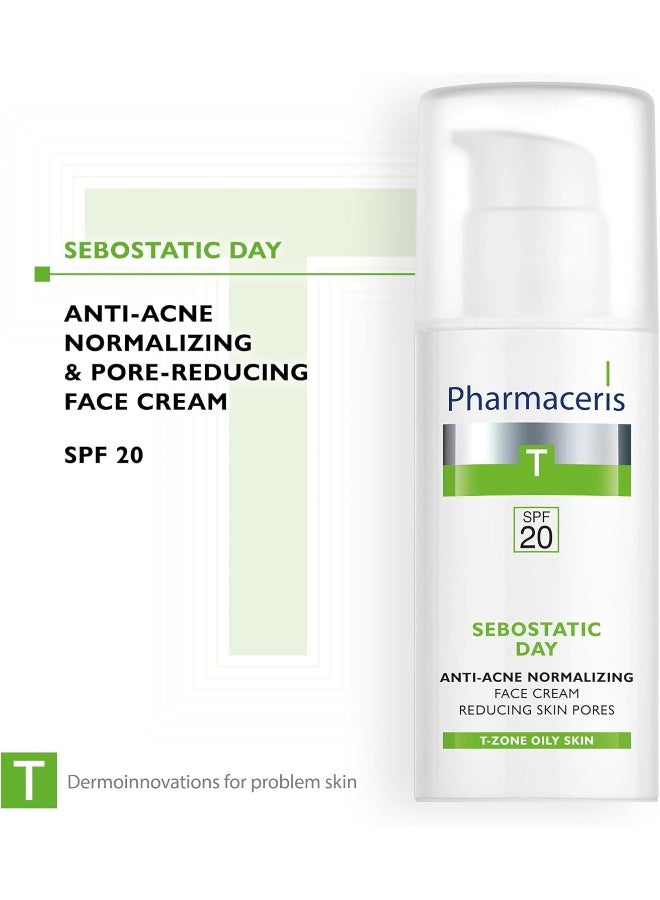 Pharmaceris Anti-Acne Normalizing Face Cream Sebostatic Day - 50ml - Image 3