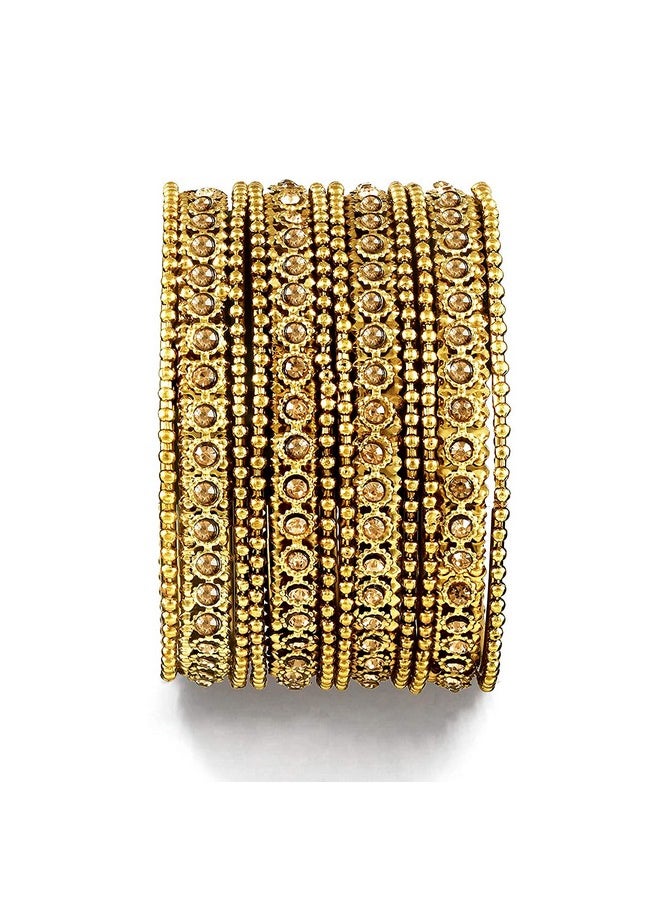 YouBella YouBella Traditional Fancy Original Hand Work Meena One Gram Gold Bangles for Women (2.8)  - Image 3