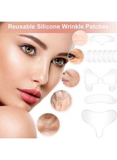 Patelai 22 Pcs Reusable Face And Forehead Wrinkles Patches Overnight Silicone Chest Patches Neck Wrinkle Patches Pad Eyelid Lifter Strips For Face Forehead Neck Decollete Cheek Eye Pads Beauty  - Image 4