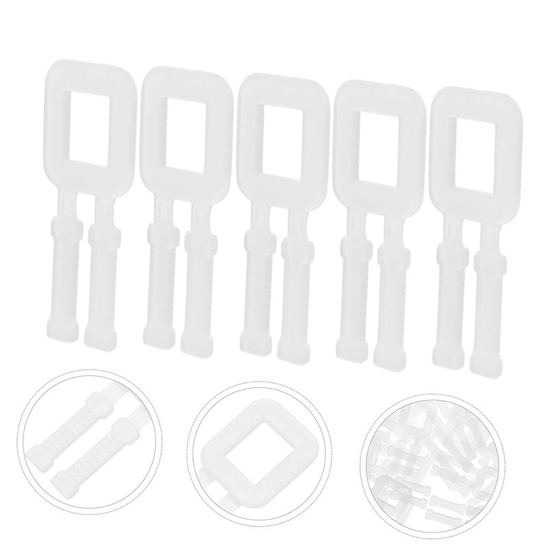 PartyKindom 100 Packing Buckles for Corrugated Box Handles Pp Material Replacement Pulls - Image 4