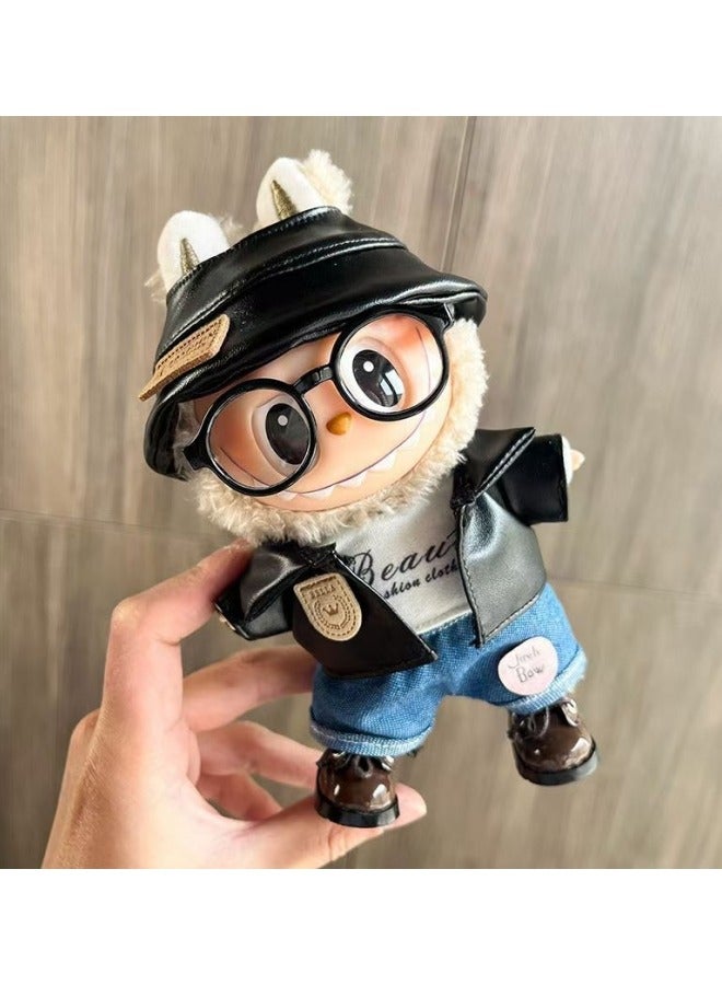 GGEROU Outfits for Labubu, Clothes for Labubu Ropa para stylish Accessories 17cm Doll Cloth(B) - Image 3