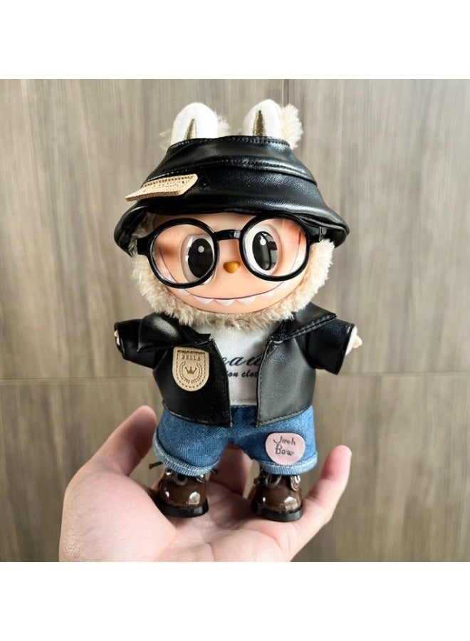 GGEROU Outfits for Labubu, Clothes for Labubu Ropa para stylish Accessories 17cm Doll Cloth(B) - Image 2